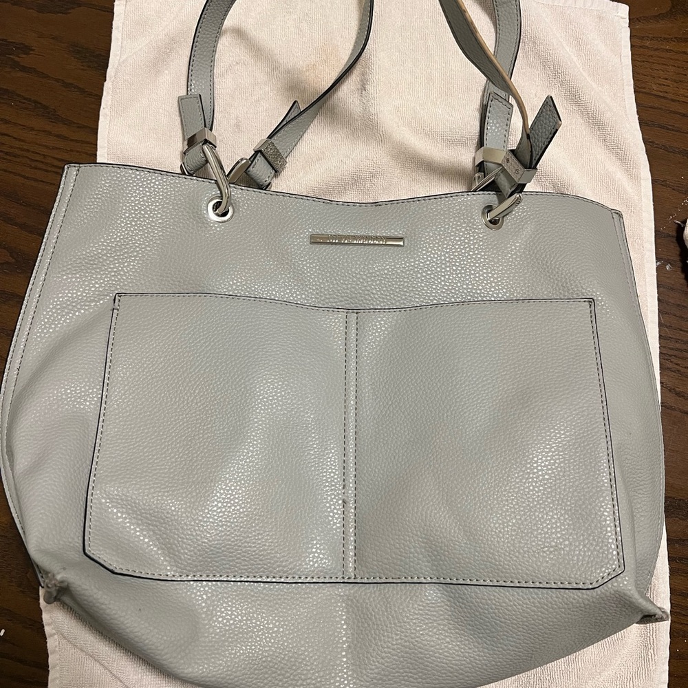Steve Madden Light Gray Tote Bag